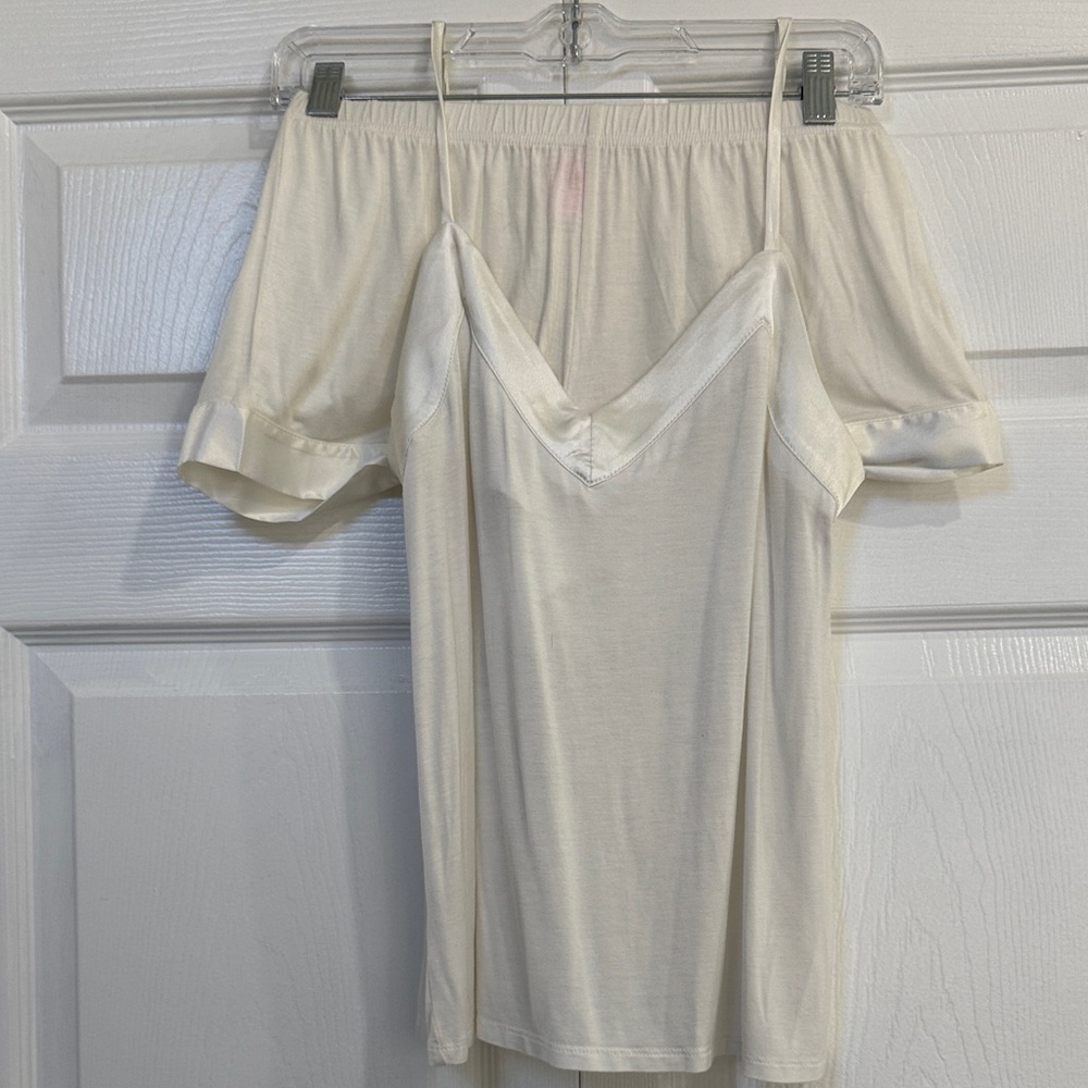 White bridal sleep set
